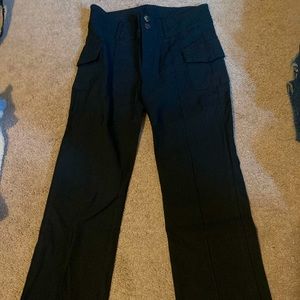Black casual pants